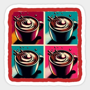 Hot Cocoa Pop: A Warm Embrace of Art and Comfort - Hot Chocolate Sticker